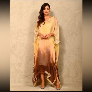 08 Made in Italy Ombré Maxi Viscose Dress